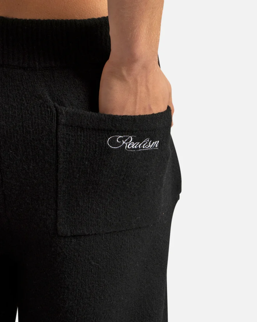 REALISM RADIANT KNIT PANTS BLACKs - Image 4