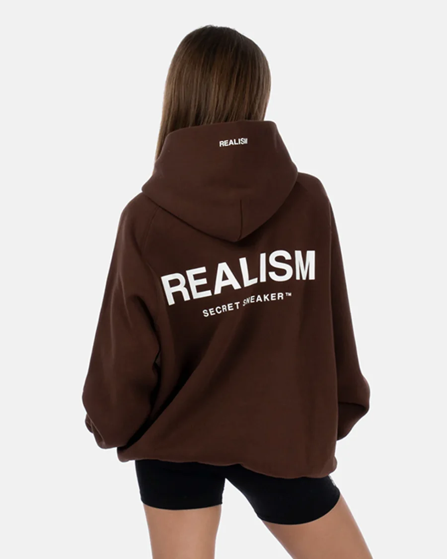 SSS REALISM BACK LOGO MOCHA HOODIEs - Image 4