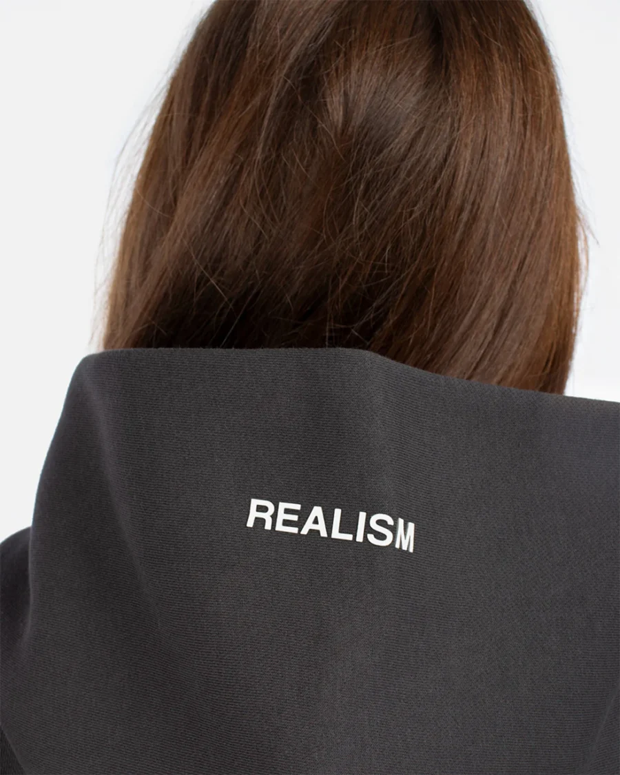 SSS REALISM BACK LOGO ASPHALT HOODIE - Image 8