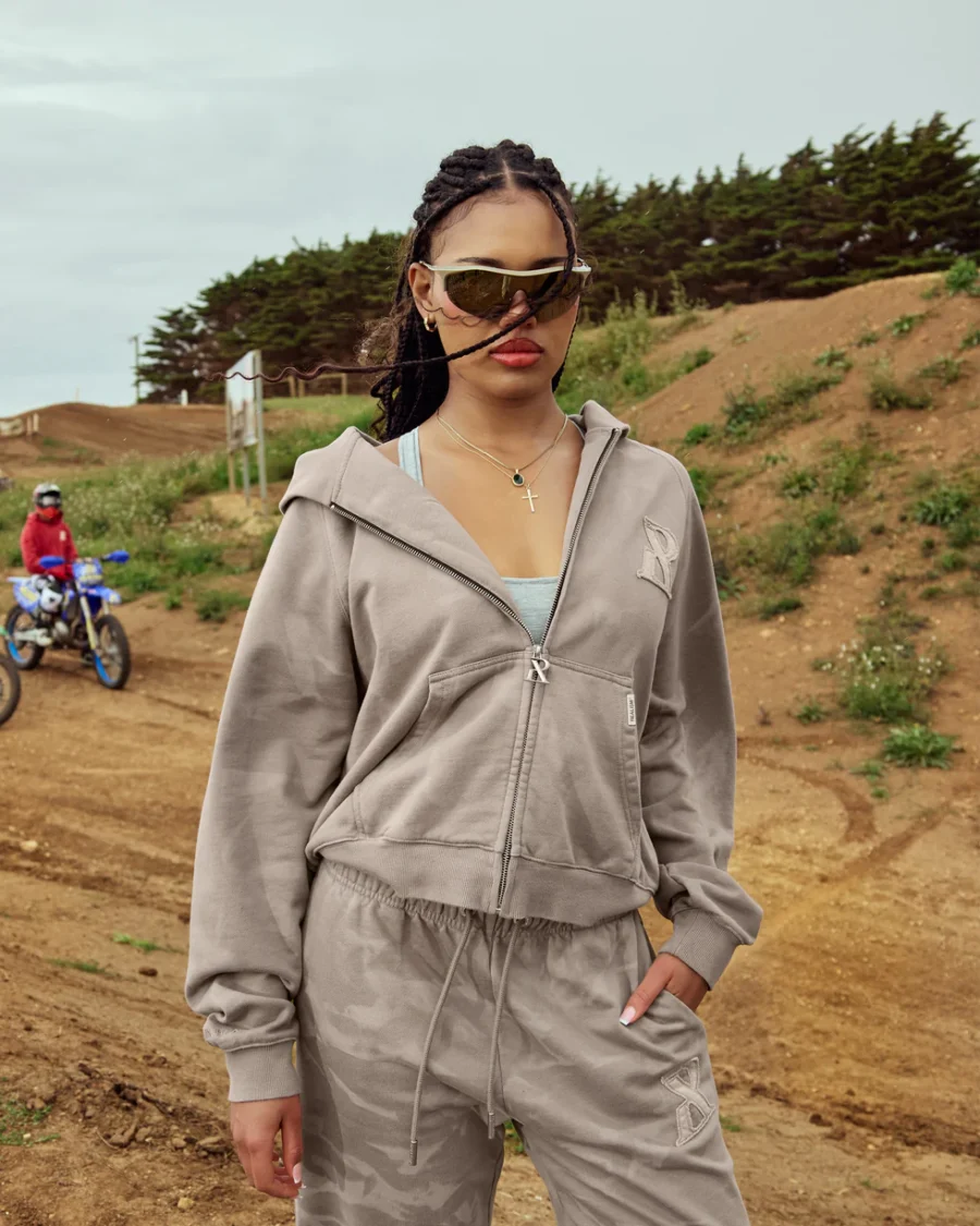 SSS REALISM LEGACY ZIP HOODIE STONE WASHEDs - Image 3
