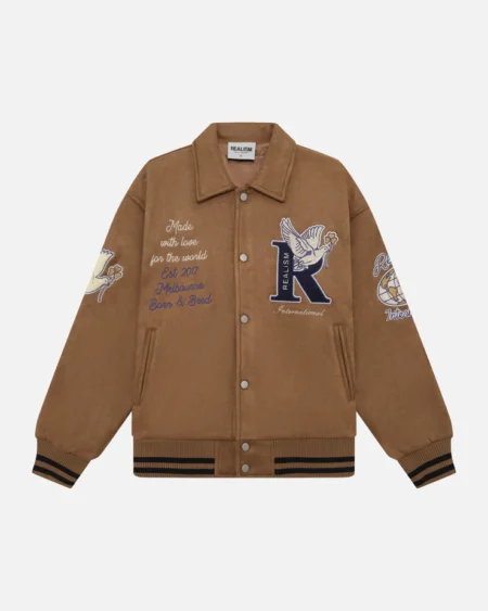 REALISM WORLDWIDE COACHES JACKET TANs