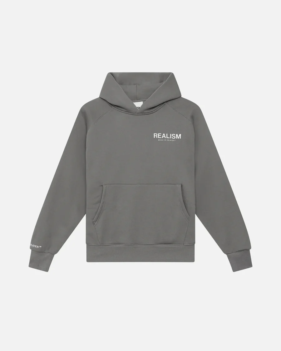 SSS REALISM HEAVEN LOGO COOL GREY HOODIEs