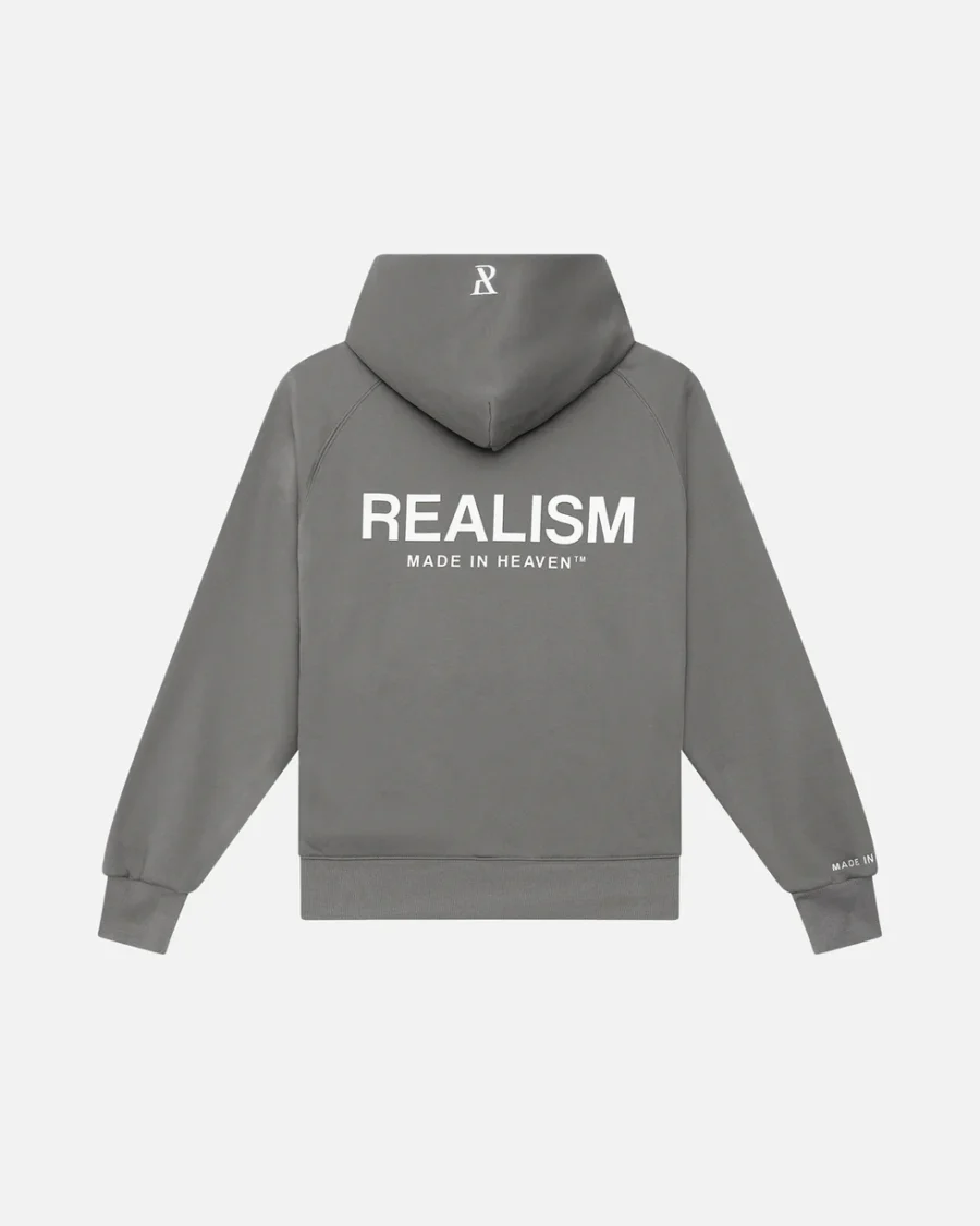 SSS REALISM HEAVEN LOGO COOL GREY HOODIEs - Image 2