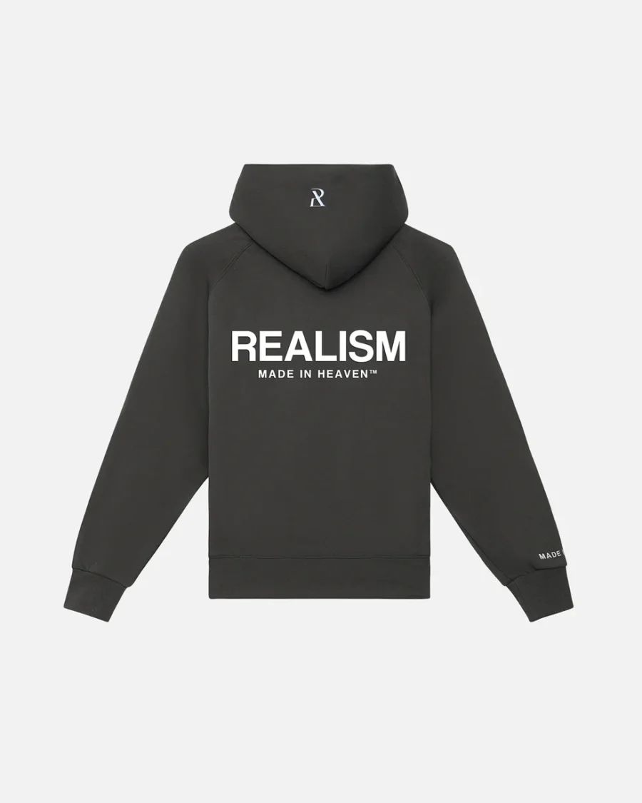 SSS REALISM HEAVEN LOGO ASPHALT HOODIEs - Image 2
