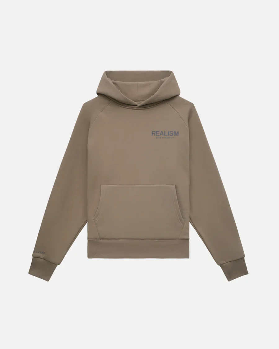 SSS REALISM HEAVEN LOGO REFLECTIVE CEMENT HOODIEs