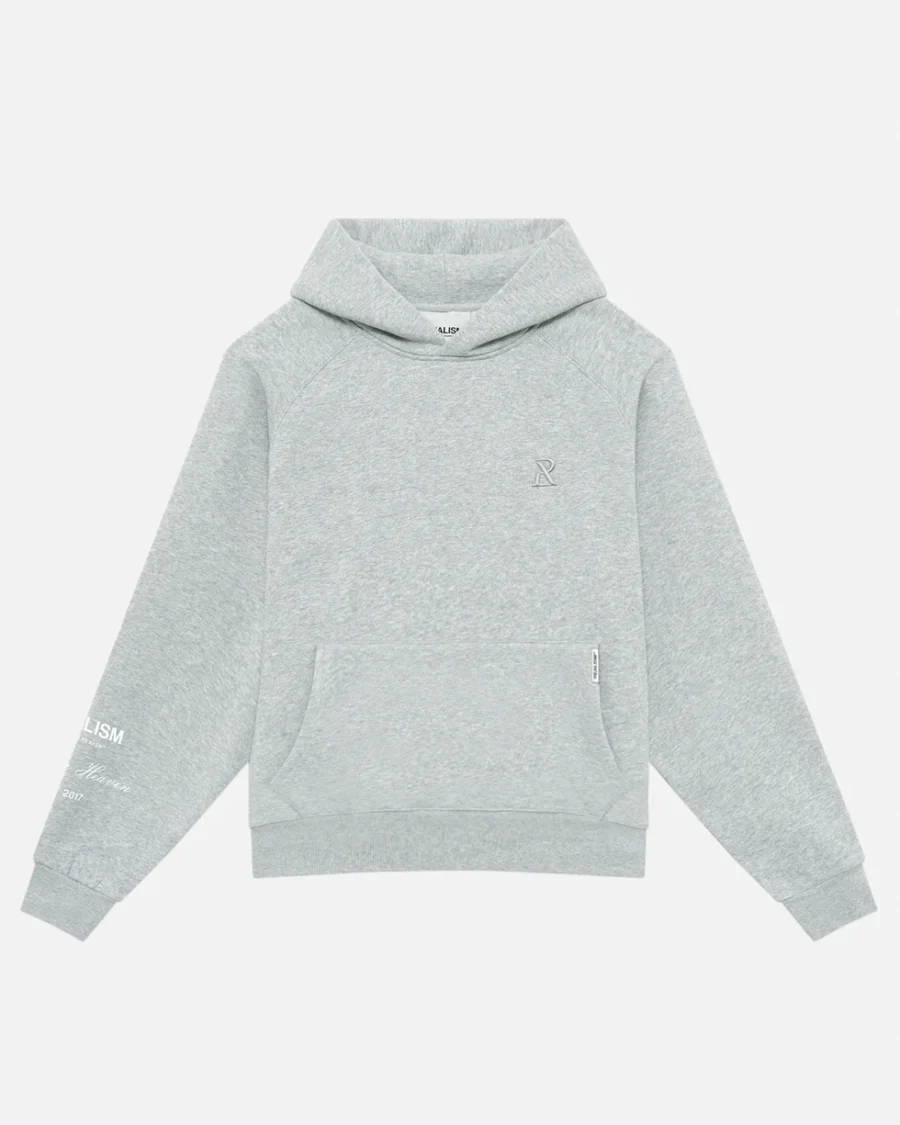 SSS REALISM RADIANT GREY MARLE HOODIEs