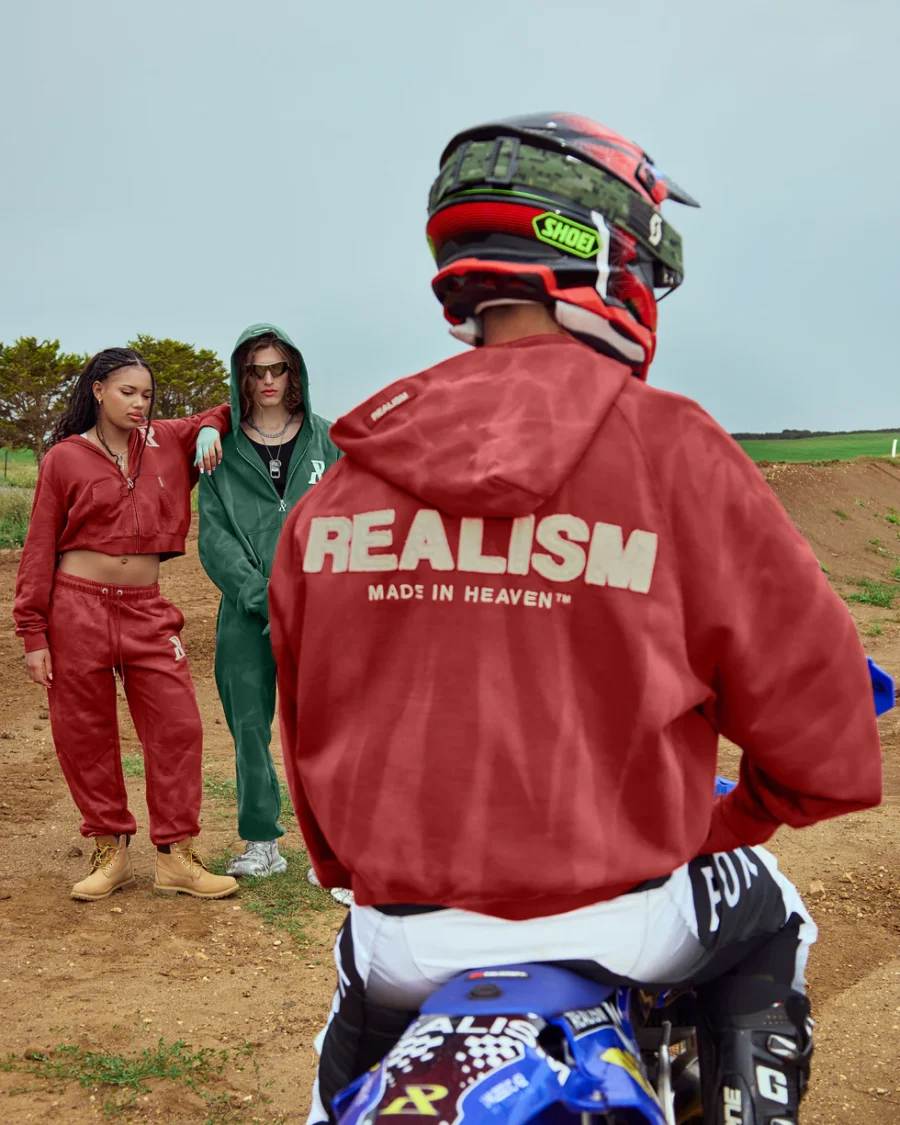 SSS REALISM LEGACY CARMINE HOODIE WASHEDs - Image 3