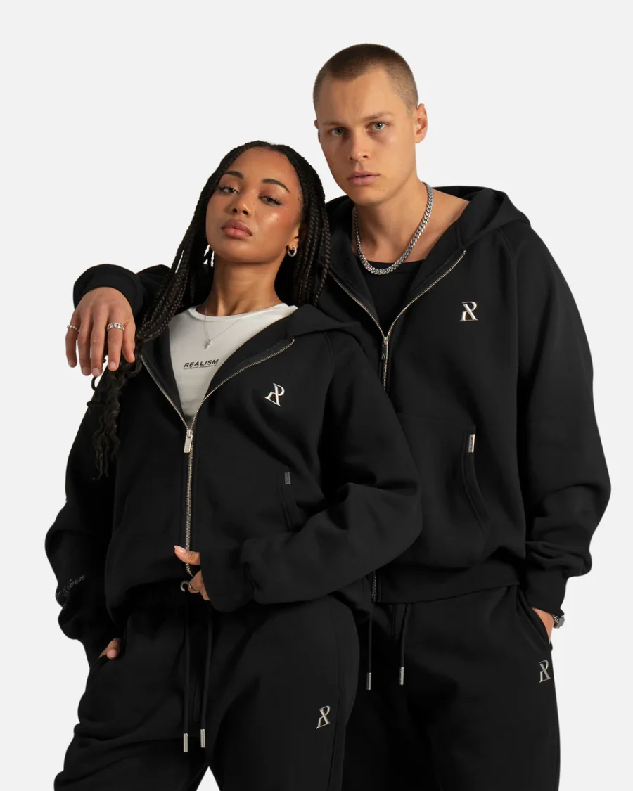 SSS REALISM RADIANT ZIP BLACK HOODIEs - Image 3