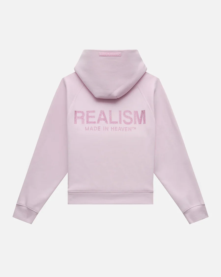 SSS REALISM GLIMMER LOGO POWDER PINK HOODIEs - Image 2