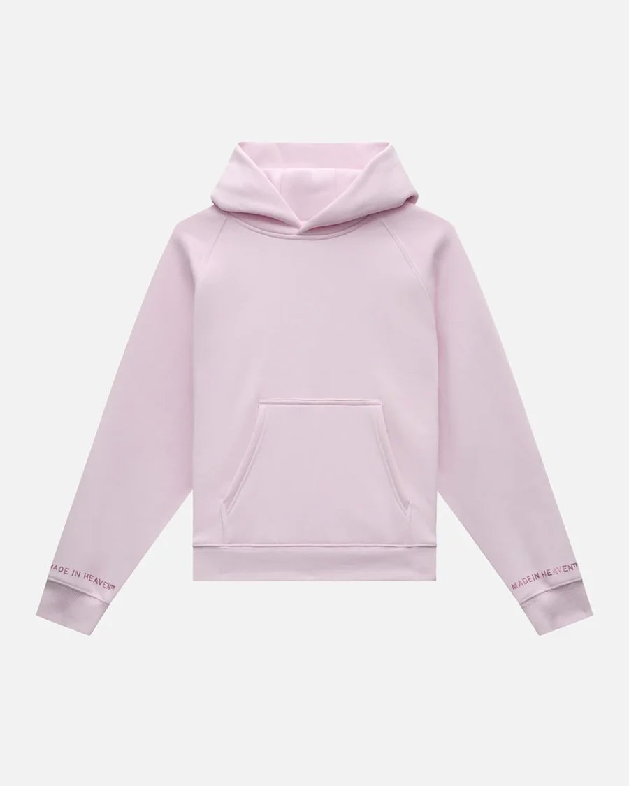 SSS REALISM GLIMMER LOGO POWDER PINK HOODIEs