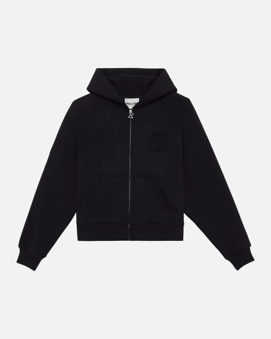 SSS REALISM LEGACY ZIP BLACK HOODIEs