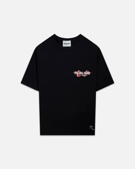 SSS REALISM SNAKE LOGO TEE BLACKs