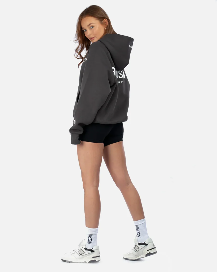SSS REALISM BACK LOGO ASPHALT HOODIE - Image 5
