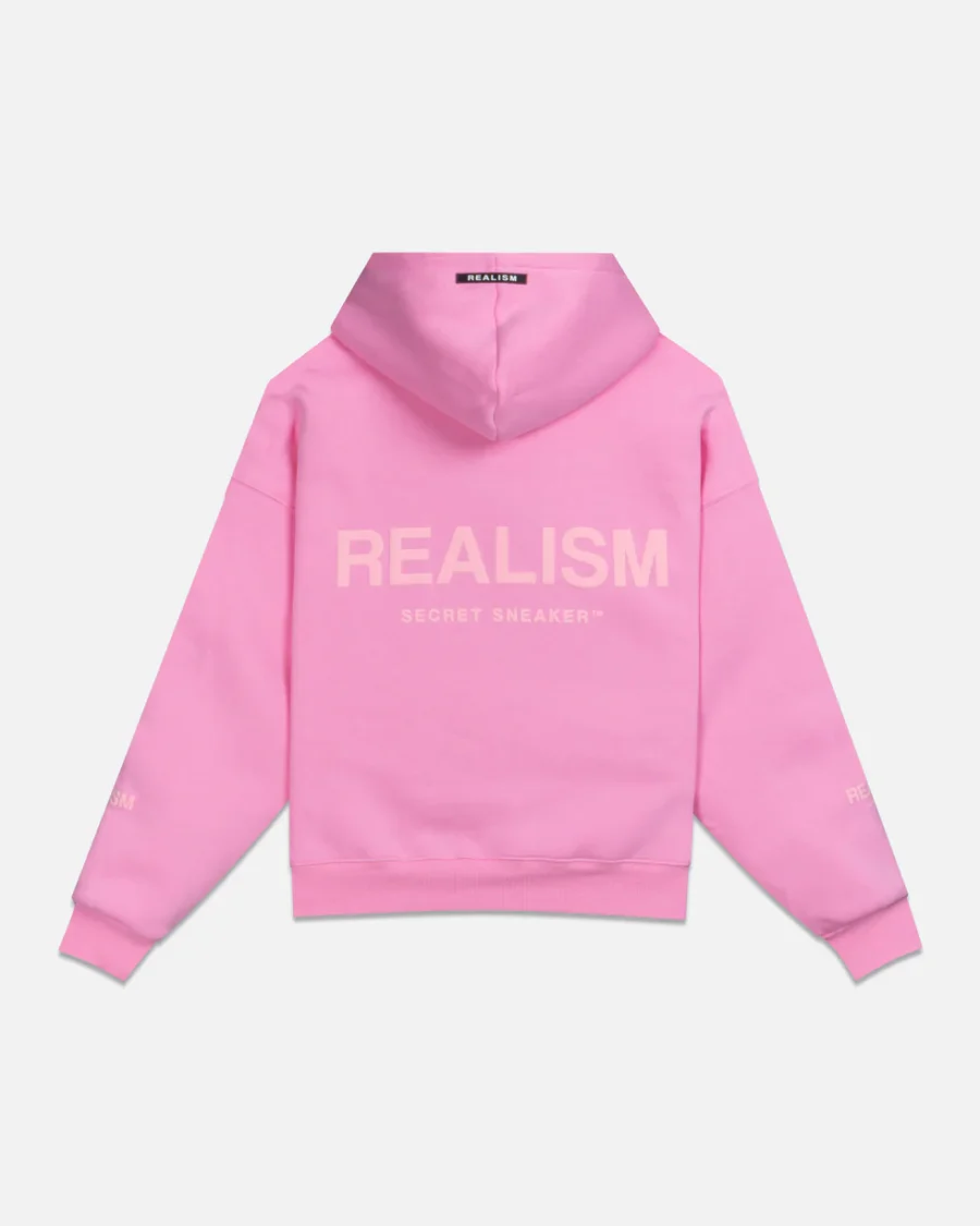 SSS REALISM COURT BOXY CANDY PINK HOODIEs - Image 2