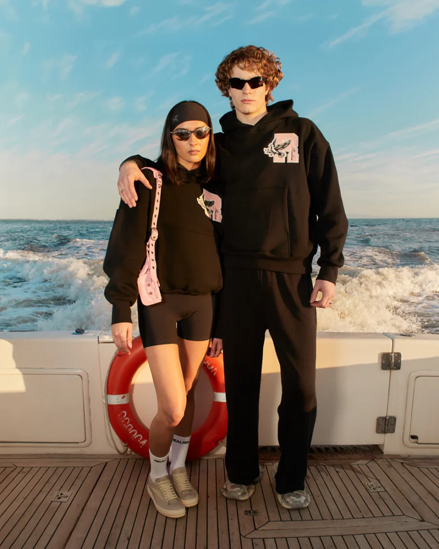SSS REALISM COLLEGE TEAM HOODIE PEACH MIDNIGHTs - Image 3