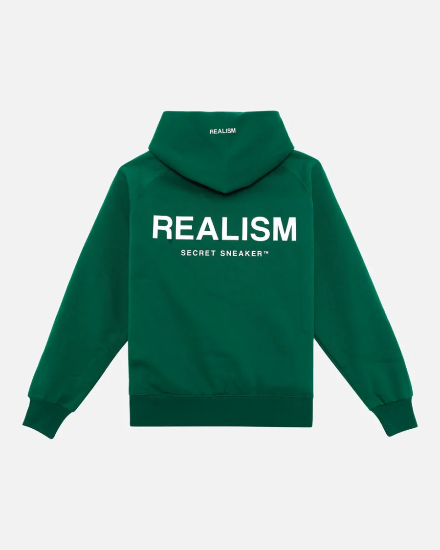 SSS REALISM BACK LOGO GREEN HOODIE PINEs - Image 2