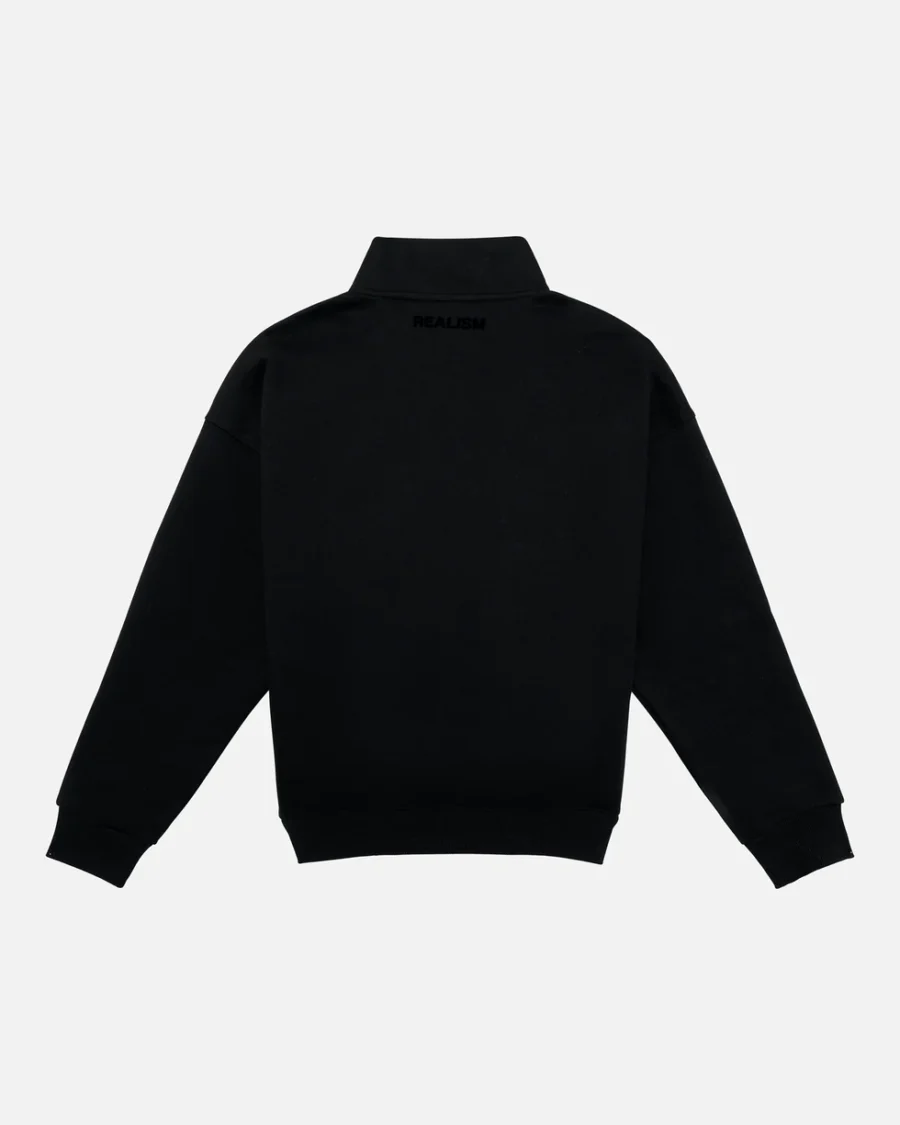 SSS REALISM IDOL HALF ZIP BLACK SWEATERs - Image 2