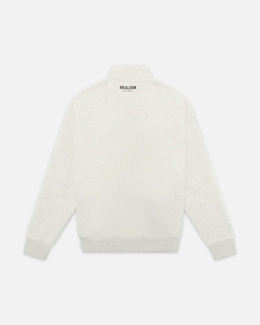 SSS REALISM IDOL HALF ZIP OATMEAL SWEATERs - Image 2