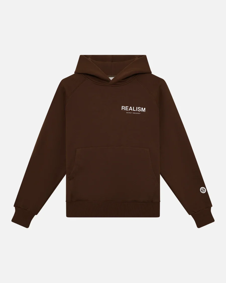 SSS REALISM BACK LOGO MOCHA HOODIEs