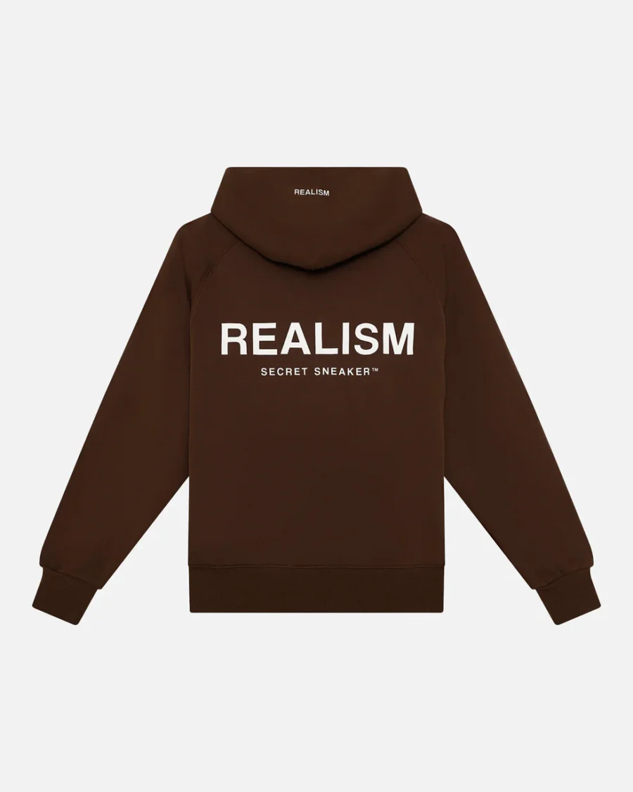 SSS REALISM BACK LOGO MOCHA HOODIEs - Image 2