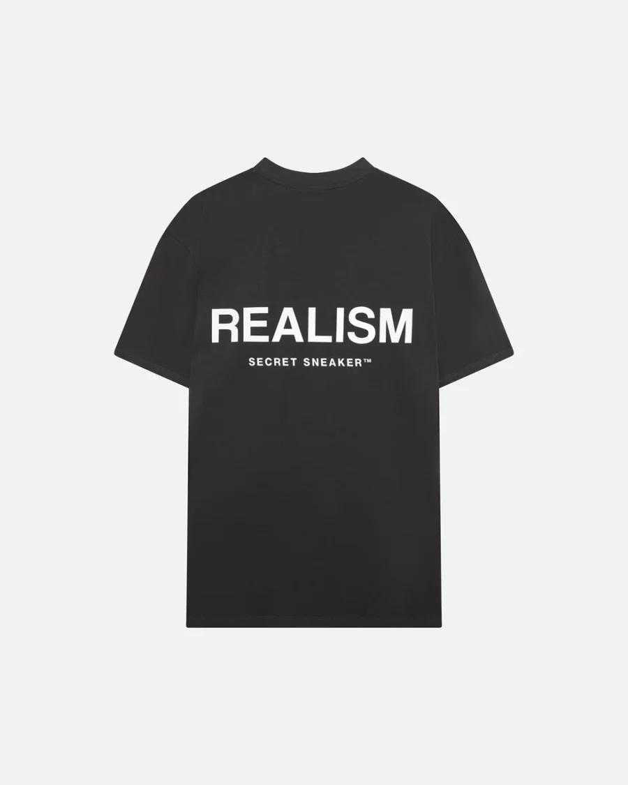 REALISM LOGO BACK REFLECTIVE MOON ASH TEEs - Image 2