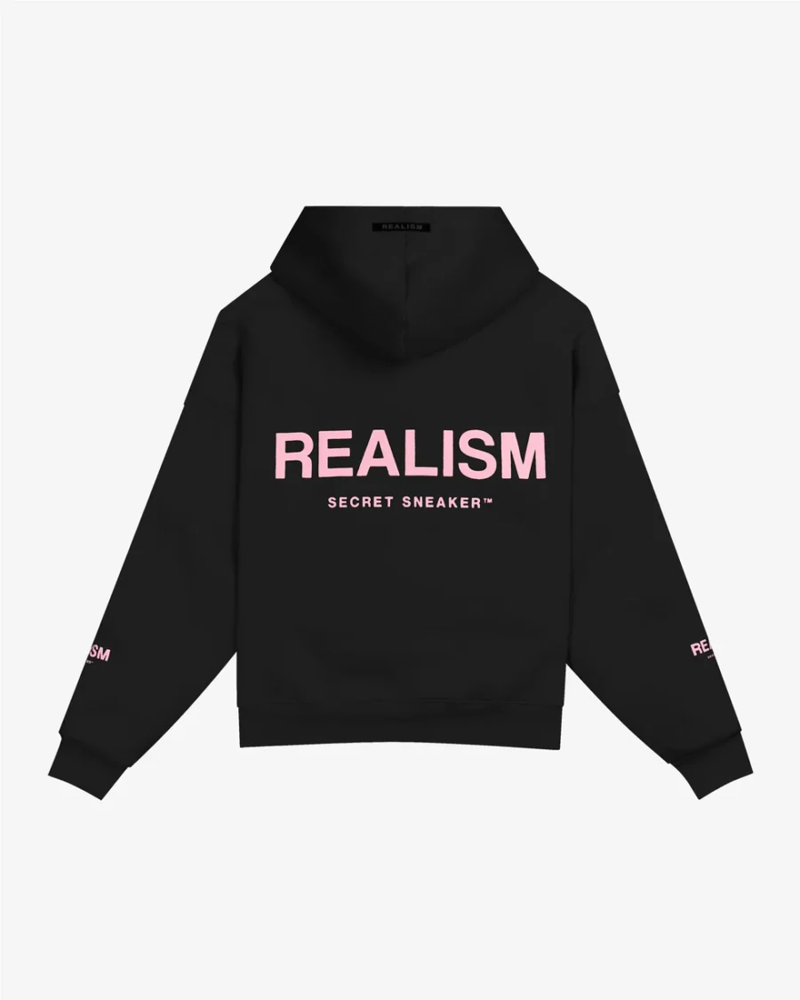 SSS REALISM COURT BOXY MIDNIGHT PEACH HOODIEs - Image 2