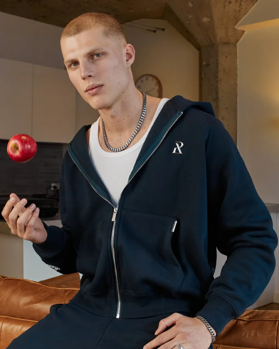 SSS REALISM RADIANT ROYAL NAVY ZIP HOODIEs - Image 3
