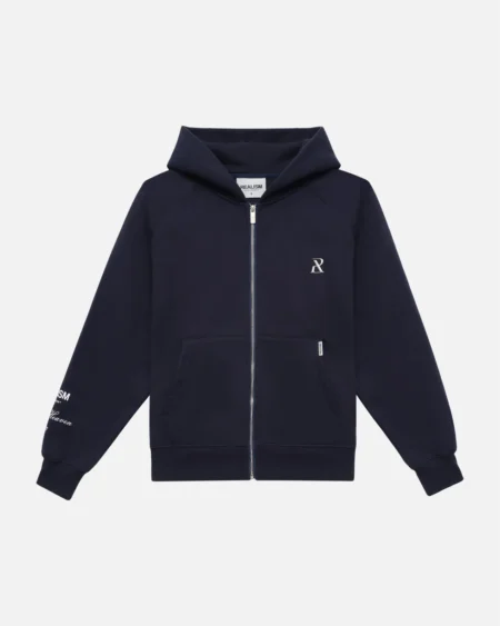 SSS REALISM RADIANT ROYAL NAVY ZIP HOODIEs