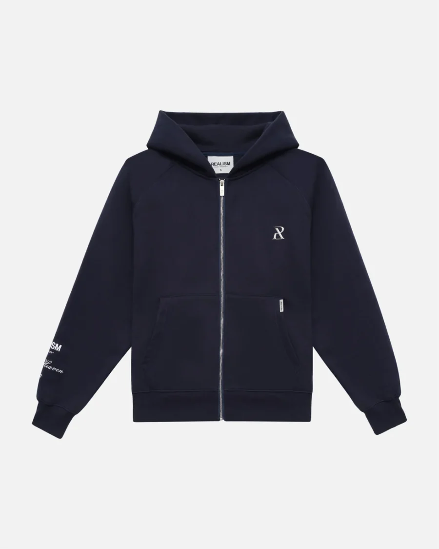 SSS REALISM RADIANT ROYAL NAVY ZIP HOODIEs