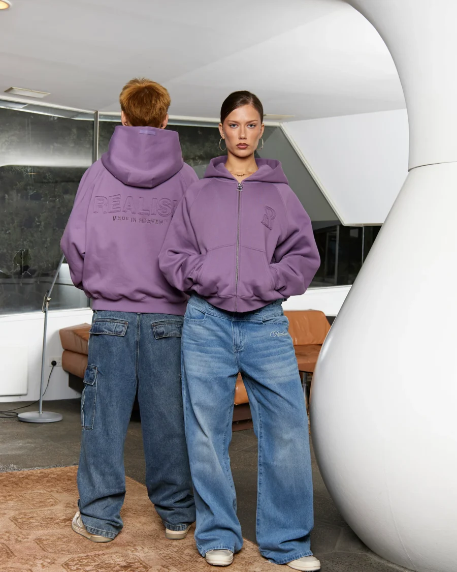 LEGACY ZIP HOODIE VIOLET FADEs - Image 3